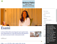Tablet Screenshot of endocrinologiapallinilivorno.com